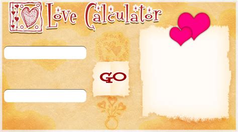 love calculator calculate love intensity