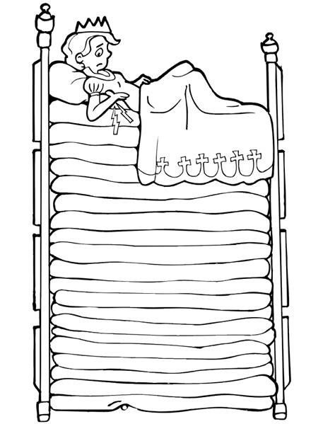 princess pea coloring pages coloring home