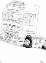 Kleurplaat Vrachtwagen Daf Scania Kleurplaten Vrachtwagens Omnilabo Aanhanger Downloaden Pixel Kleurplatenl sketch template