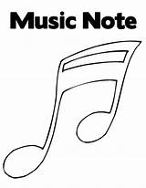 Notes Music Coloring Song Color sketch template
