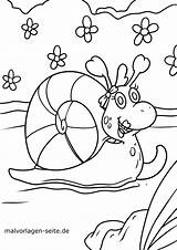 Schnecke Ausmalbild Malvorlage Schneckenhaus Schnecken Kinderbilder Anklicken Bildes öffnet sketch template