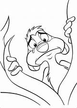 Coloring Lion King Pages Timon Kids sketch template