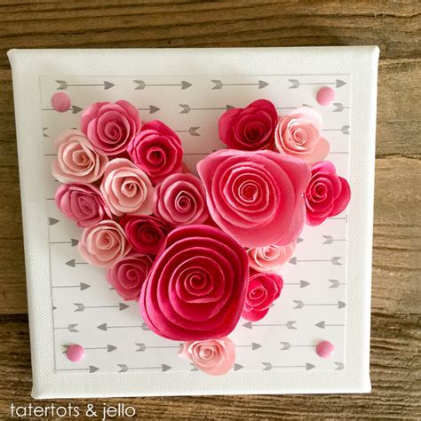 easy  minute valentines day wall art   templates