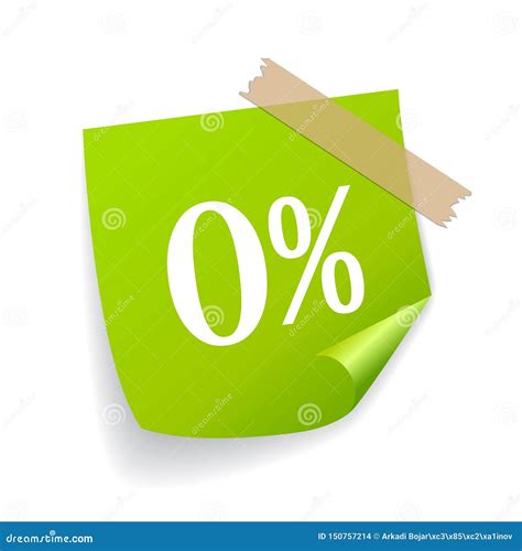 percent vector sticker stock vector illustration  isolated errand