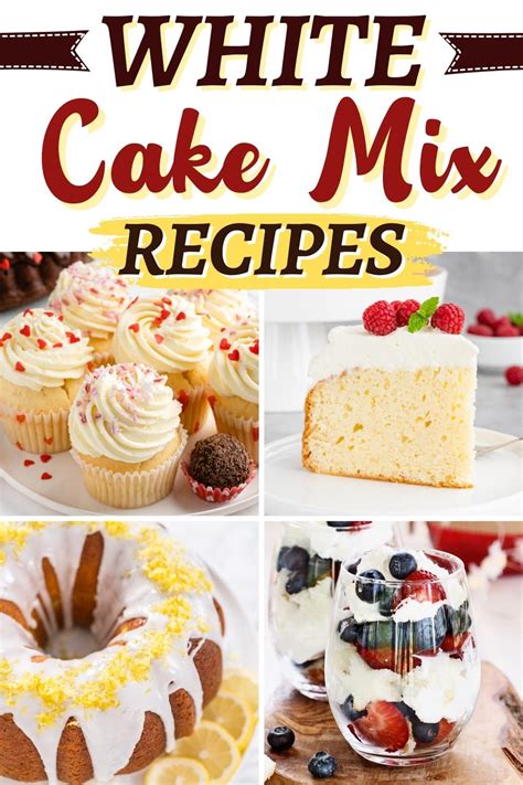 white cake mix recipes  dessert insanely good
