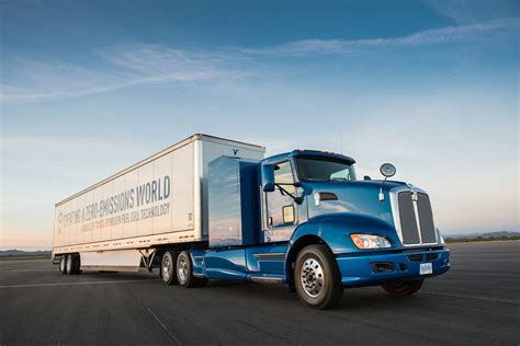 toyota unveils hydrogen powered truck project business insider