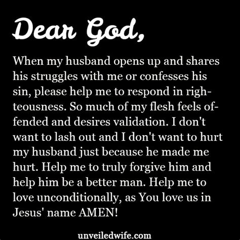 prayer truly forgiving my husband