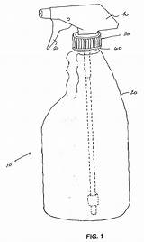 Spray Bottle Patent Patents Drawing sketch template