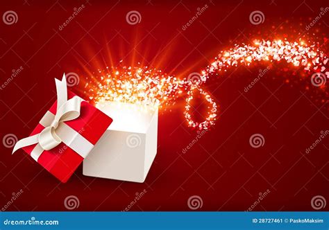 open gift box stock image image