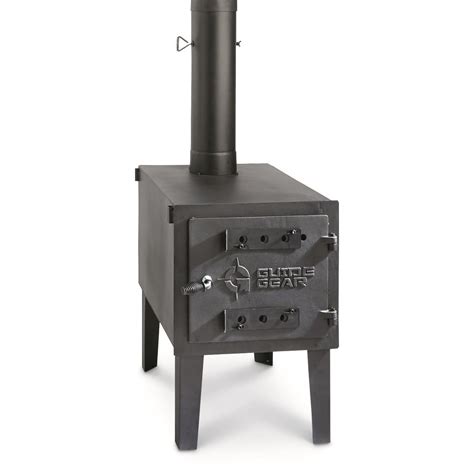 guide gear large outdoor wood stove johnny counterfit