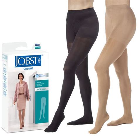 jobst opaque women s pantyhose 20 30mmhg compression support