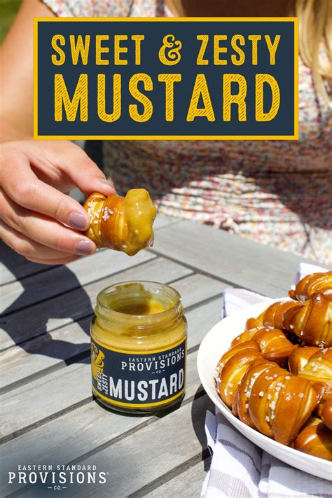 sweet zesty mustard eastern standard provisions   zesty