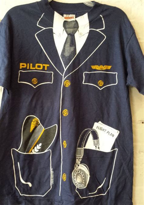 airline pilot  shirt vintage unworn humorous etsy pilot  shirt shirts tuxedo  shirt
