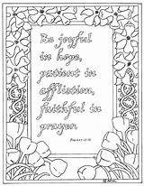 Coloring Pages Romans Printable Bible Kids Joyful Verse Color Sheets Mr Colouring Verses Christian Adron Bill Rights Coloringpagesbymradron John God sketch template