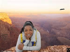 oprah winfrey tours the grand canyon with stedman graham