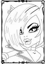 Clawdeen Wolf Pages Coloring Getcolorings sketch template