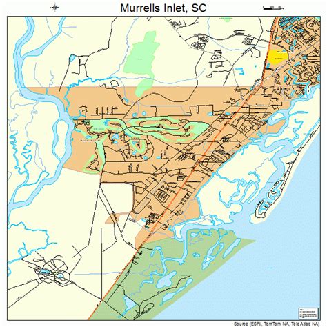 murrells inlet south carolina street map