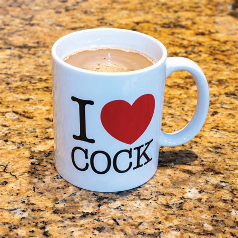 i love cock mug spencer and fleetwood