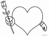 Coloring Pages Hearts Kids Printable sketch template