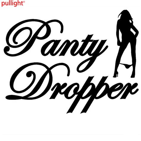 17 8cm 13 8cm panty dropper adhesive funny car stickers and decals