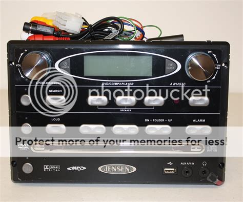 jensen awm amfm dvd usb ipod ready wall mount radio stereo  rvcampers ebay