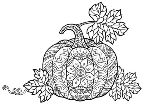 autumn coloring pages images