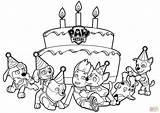 Coloring Birthday Pages Ryder Printable Skip Main sketch template