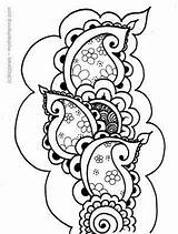 Coloring Musely Henna Pattern Alwayskatie sketch template