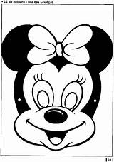 Mouse Mickey Minnie Mask Crafts Template sketch template