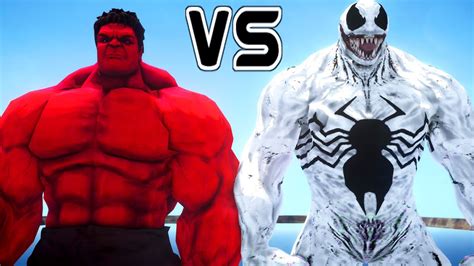 Anti Venom Vs Red Hulk Epic Superheroes Battle Death