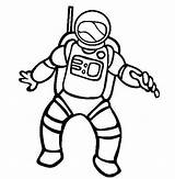 Astronaut Community Helpers Clipart Coloring Drawing Outline Simple Clip Helper Space Color Line Outer Easy Walk Cliparts Getdrawings Doing Clipartbest sketch template