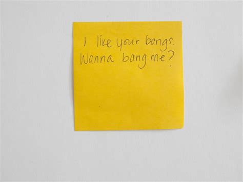 sticky note confessions new yorkers share the worst pick up lines they ve ever heard