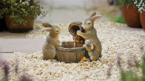 playful bunnies inc leds kelkay water feature water features tong