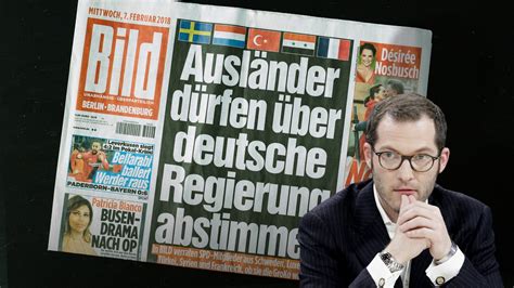 Die Deutsche Bild Zeitung Hat Eine Kampagne Gegen Ausländer In Der