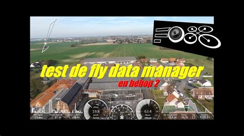 vol en bebop parrot  test de fly data manager  virb par beau temps youtube