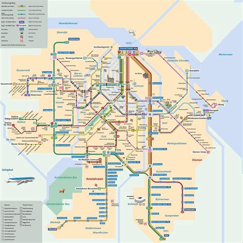 gvb route karte amsterdam tram route anzeigen niederlande