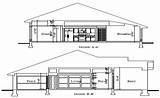 Bungalow Drawing Section Inside Drawings Paintingvalley sketch template