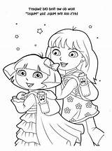 Dora Coloring Christmas Pages Library Clipart Dla Kolorowanka Dzieci Comments sketch template