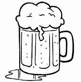 Beer Coloring Pages Table Spill Bottle Colouring Root Float Sheet Template Clipart Color Tocolor sketch template