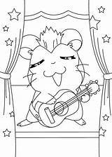Coloring Kids Musician Pages Hamtaro Choose Board Printable sketch template