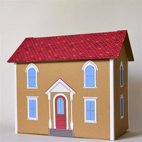 printable dollhouse template