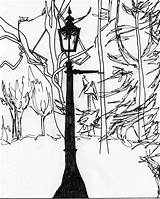 Narnia Lamp Post Drawing Paintingvalley sketch template