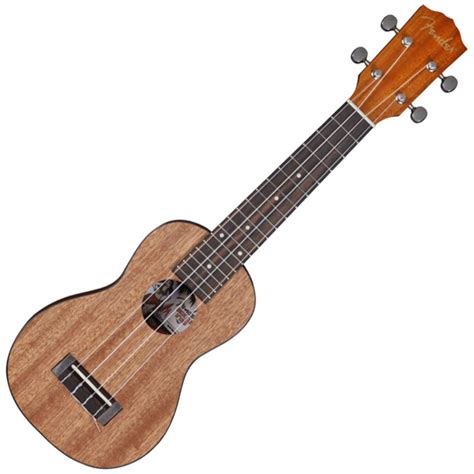fender ukulele uuku soprano ukulele natural  gearmusic
