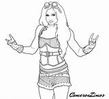 Becky Lynch Brie Championship Paige Getdrawings sketch template