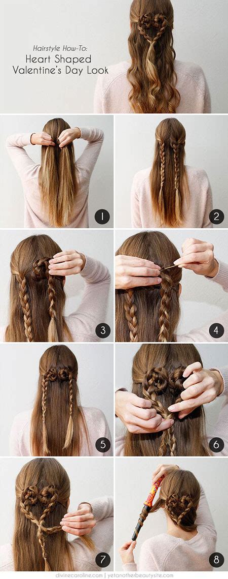 easy valentines day hairstyle tutorials  beginners learners