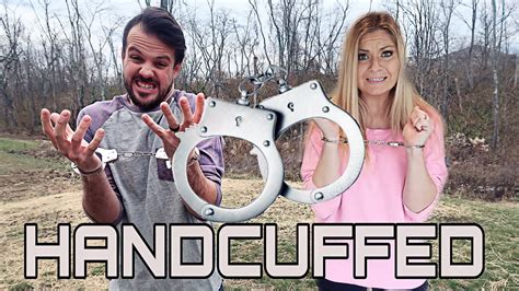 last to leave handcuffs challenge wins being handcuffed to my wife