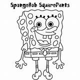 Squarepants Spongebob sketch template