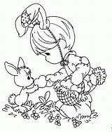 Coloring Easter Pages Disney Printable Library Clipart Precious Moments sketch template