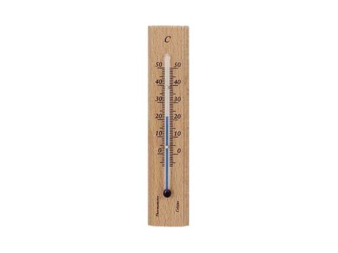 zimmer thermometer raumthermometer holz  cm natur kochgeschirr