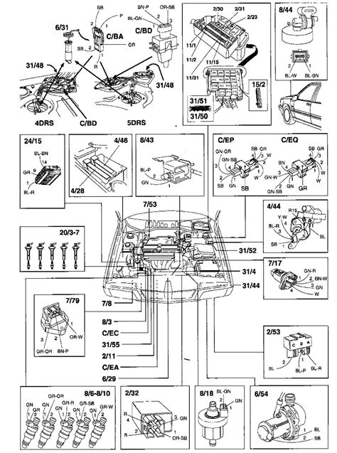 diagram  volvo  engine bay